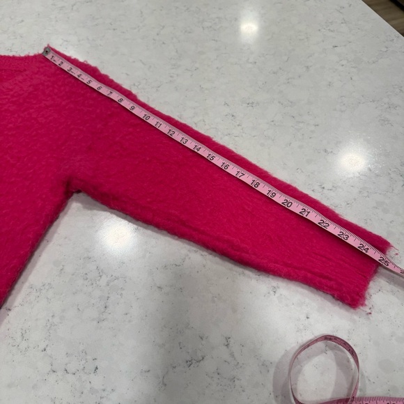 Maeve by Anthropologie Hot Pink/Rose/Fuchsia Super Soft & Comfy 31% Merino Wool - Picture 11 of 16